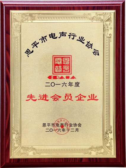 电声协会先进会员企业