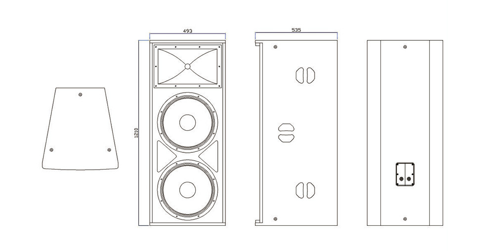 WS155S 15寸二分频音箱